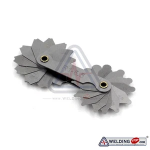 Radius Fillet Gauge Set R1-6.5mm Concave Convex Arc End Inspection Gage - Foto 1 di 6