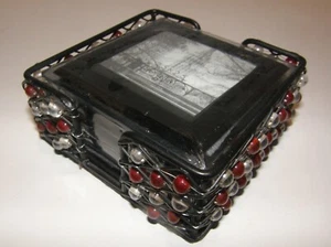 Bombay Co Glass Picture Frame Coasters X4 Set New Never Used - Picture 1 of 8