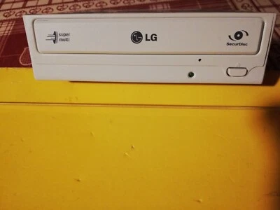 LG GSA-H58N Drive IDE - Super Multi Master  DVD-CD-RW - Front Avorio - Vintage - Immagine 1 di 4
