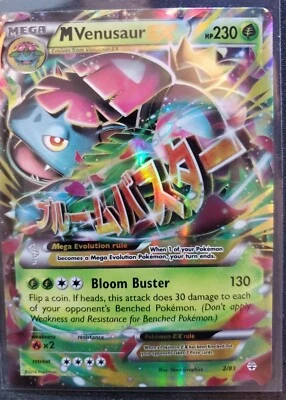 Pokemon MEGA M Venusaur EX 2/83 XY Generations Ultra Rare Holo Free Shipping! - Image 1 of 2