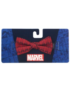 Spider-Man Boys Bowtie 100% Silk Ages 3-6 Double Layer Marvel Comics Disney New - Image 1 of 2