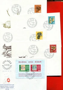 Kleine Sammlung FDC Schweiz - aus 1965 - 79 - KW 70,-- €  ( 28697 ) - Picture 1 of 6