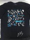 NEW EXCLUSIVE MrBeast SIGNED T SHIRT 24 Hr LIVESTREAM SIZE Large