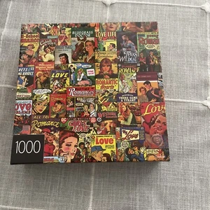 Pulp Fiction Puzzle Jigsaw Romance 1000 Pieces New NIB Cardinal Romance Comics - Picture 1 of 3