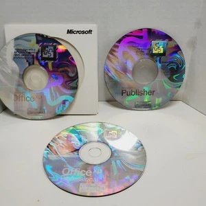 3 Disc Microsoft Office XP Professional + Publisher 2002 Version W/ Product Key - Picture 1 of 13