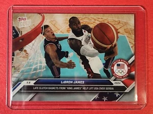 TOPPS NOW - LeBron James #24 - 2024 Olympic Games - Picture 1 of 2