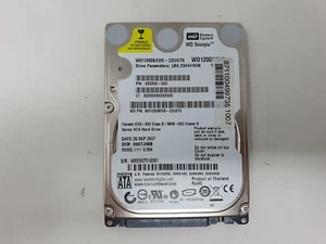 Western Digital 120GB 2.5" Sata HDD Hard Drive WD1200BEVS For HP Compaq CQ60 - Picture 1 of 10