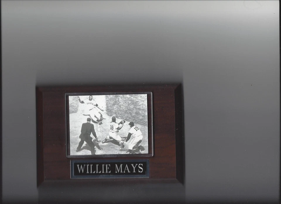PLACA DE BÉISBOL WILLIE MAYS GIGANTES DE Nueva York san francisco mlb Foto 1 de 1
