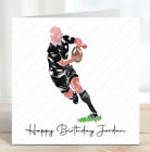 PERSONALISED BIRTHDAY CARD PERSONALISED RUGBY CARD RUGBY GIFT FOR DAD