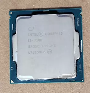 INTEL PROCESSOR CPU CORE i3-7100 3.9HZ SR35C - LGA 1151 - PULLED AND WORKING - Picture 1 of 1