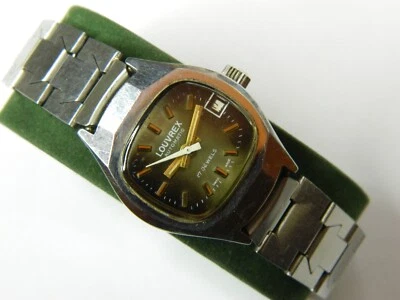 VINTAGE SWISS CATENA SPACIAL AUTOMATIC LADIES SS 17J WATCH - RUNS WELL - REPAIR - Image 1 of 4