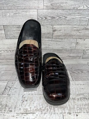 Mephisto Cool Air Patent Leather Slip On Driving Moc Shoes Women Size 6.5 - Image 1 of 4