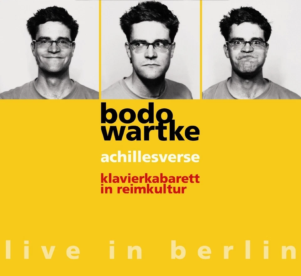 BODO WARTKE - ACHILLESVERSE-LIVE IN BERLIN 2 CD NEU  - Bild 1 von 1