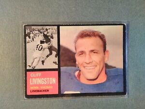 1962 Topps Cliff Livingston Linebacker #99 Minnesota Vikings UCLA EX SP