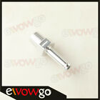 Aluminum 1/8" NPT To 1/4" Barb End Straight Fuel Oil Fitting Adapter Silver