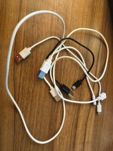 Set of 4 Micro USB to USB cables (various OEMs and lengths) - Zdjęcie 1 z 1