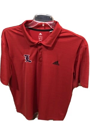 Camisa Polo Adidas Climalite Para Hombre - Talla XL - Roja - Liberty University Foto 1 de 4