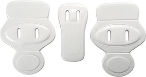 S.A Gear Youth Football Hip And Tail Pads 3-Piece Set with SLots White- One Size - Picture 1 of 6