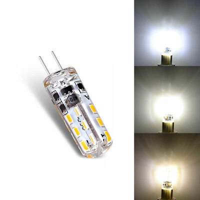Mini G4 LED Light Bulb 2W 12V 220V 3014 SMD Silicone Lamp Replace 20W Halogen au - Image 1 of 4