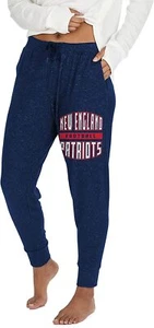 New England Patriots NFL Women's Zubaz Navy Lightweight Jogger Pants: M-XL - Picture 1 of 2