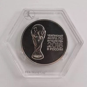 Russia 2018 FIFA World Cup Silver Coin 1oz 3 Roubles - Picture 1 of 2