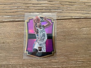 2015-16 Panini Select Basketball Jahlil Okafor Purple Prizm Rookie 21/99 76ers