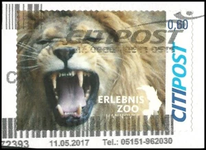 Löwe - Erlebniszoo Hannover - 60 Cent - gestempelt - CITIPOST - Picture 1 of 1