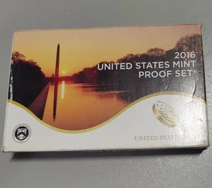 2016 United States Mint Proof Set Complete With Box And Coa - Picture 1 of 7