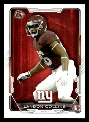 2015 Bowman #38 Landon Collins Rookies Rookie Card New York Giants - Image 1 of 2