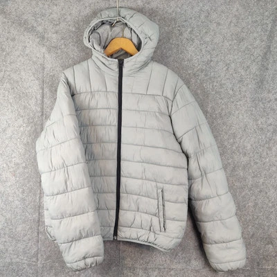 Chaqueta 883 Police Para Hombres Aso Gris Hielo Talla XL Abrigo Abombado Extra Grande Diseñador  Foto 1 de 4