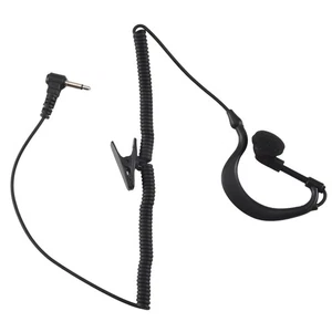 Auricolare gancio auricolare 3,5 mm jack a forma di G solo ascolto auricolare per 8663 - Foto 1 di 8