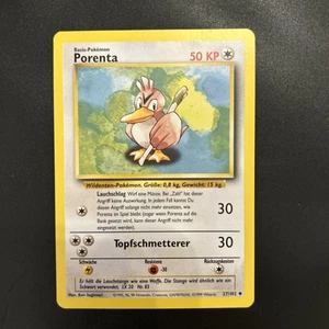 Porenta - Base Set - 27/102 - Pokemon Karte - Deutsch - Bild 1 von 2
