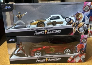 Jada Power Ranger RED & WHITE Honda NSX GT-R Japan Spec SPECIAL EDITION 1/24 - Picture 1 of 5