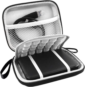 Lacdo Hard Drive Carrying Case for Western Digital WD Elements/Wd My Passport/My - Picture 1 of 12