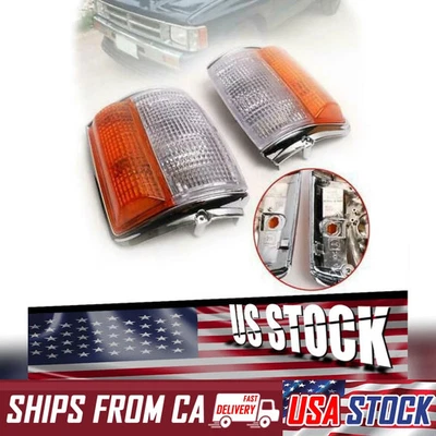 Ajuste 84 -88 Toyota Pickup indicador de canto dianteiro luz de seta Hilux Mk2 Ln Rn Yn50 - Imagem 1 de 4