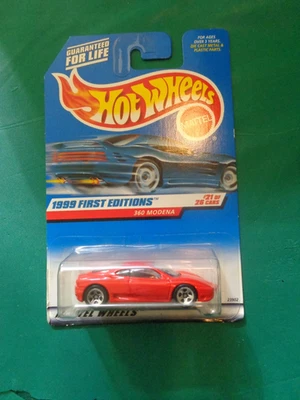 Hot Wheels 1999 First Editions Red Ferrari 360 Modena #1113 21/26 Die Cast 1:64 - Image 1 of 2