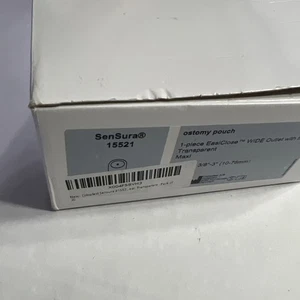 Coloplast Sensura 15521 Monopezzo Ostomia Sacchetto Ampia Presa Filtro 12 Box 8/2027 - Foto 1 di 2