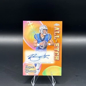2024 Topps Chrome RC Bryce Young All-Etch Orange Refractor Auto /25 #AEA-BY - Bild 1 von 6