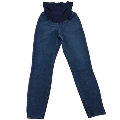 Spanx Jeans Womens Small Blue Denim Maternity Mama Ankle Jean-ish Leggings - Image 1 of 4