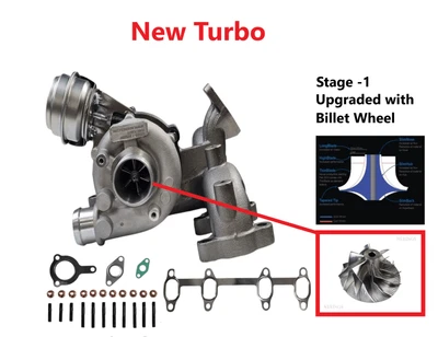 Turbolader STAGE 1 UPGRADE GOLF IV / AUDI A3 713672 038253019A - Изображение 1 из 4