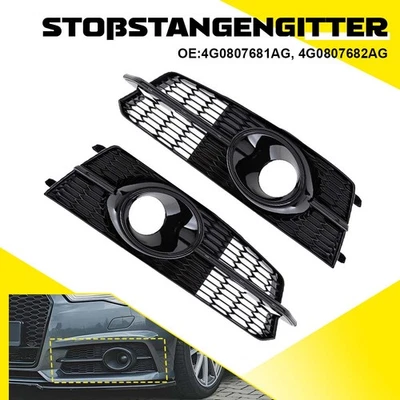 Nebelscheinwerfer Stoßstangengitter für Audi A6 C7 Facelift S-Line 4G0807681AG - Bild 1 von 4