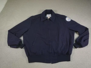 US Air Force Junior ROTC Jacket Mens 50R Blue Bomber Flight USAF Uniform DSCP - Picture 1 of 11