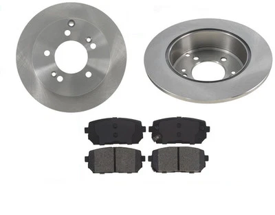 Rear Disc Brake Rotors & Brake Pads for KIA Rondo 2007-2010 - Image 1 of 4