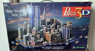 Wrebbit 3D Puzzle New York Twin towers 3141 Pieces 35" x 26" x 21" - Image 1 of 4