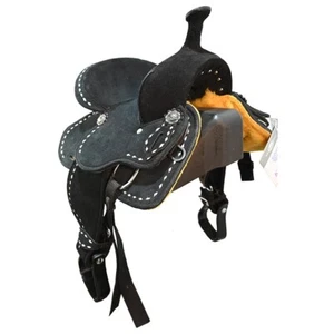 New! 10" Stratford Black Barrel Racing Saddle Code: KS9310-2-10 - Picture 1 of 11