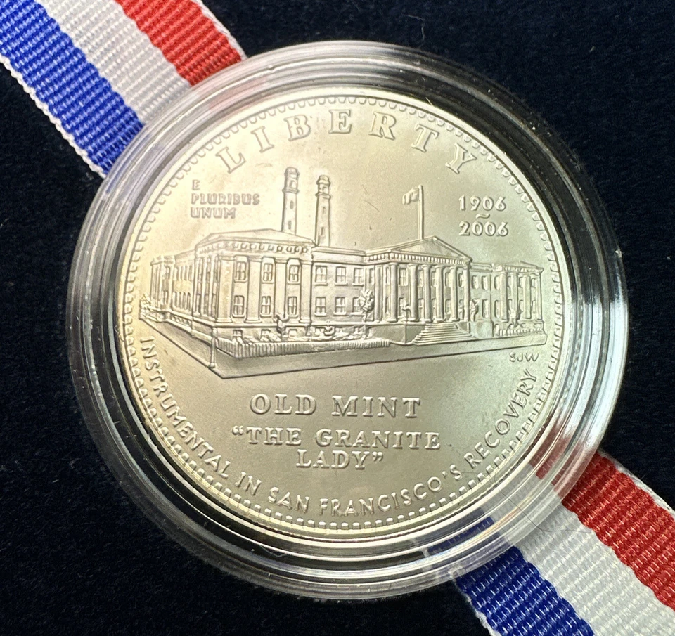 2006-S San Francisco Old Mint Building Commemorative  BUN Silver  SC2 - Image 1 of 2