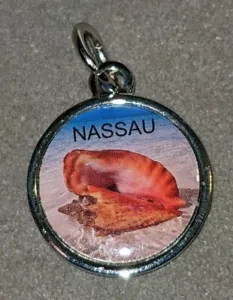 Dije colgante de caracol de mar Nassau Kays joyería fina caparazón de mar playa raro difícil de encontrar Kay's - Imagen 1 de 3