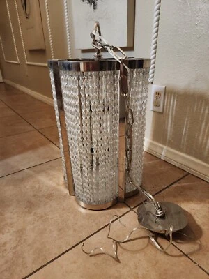 Hudson Valley Ballston Small Pendant Polished Nickel Restoration Hardware Style - Image 1 of 4