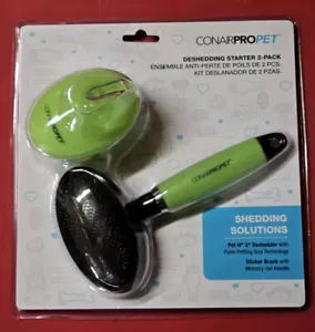 Conair Pro Pet Deshedding Starter 2 Pack - NIP - Picture 1 of 3