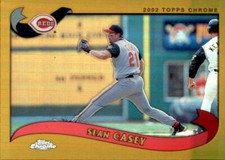 2002 Topps Chrome Gold Refractors - Pick Your Card